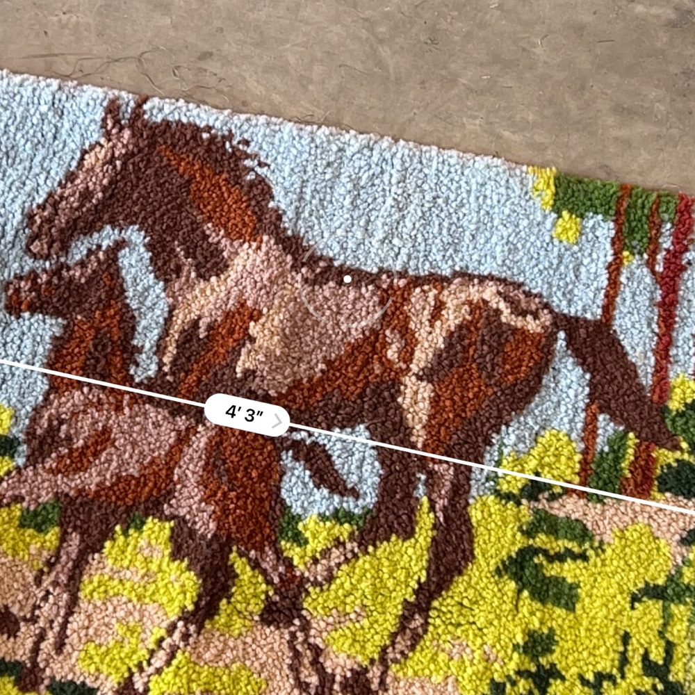 Wild Horse Tapestry Rug - Multicolor - Picture 4 of 5